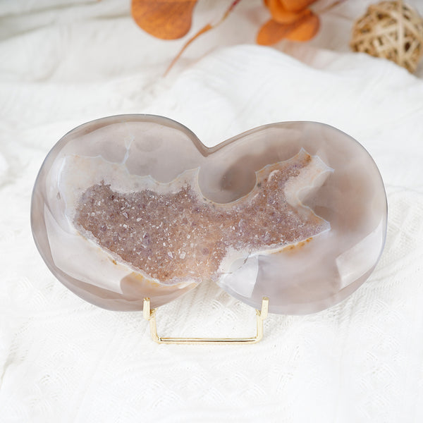 Agate Free Form With Geode【320g】