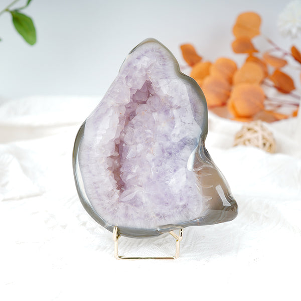 Agate Free Form With Geode【1306g】